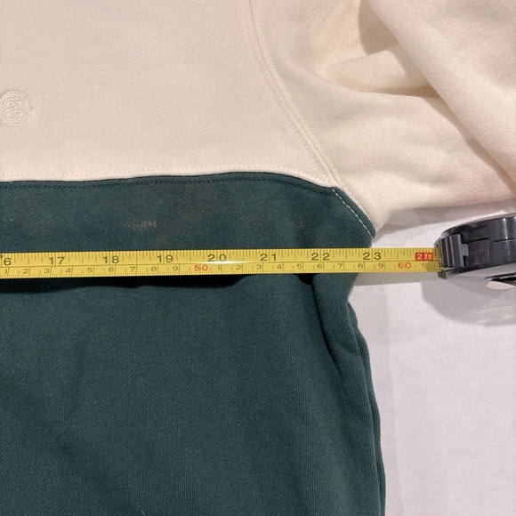 Vintage Stussy Drawcord Mock Neck Sweatshirt Mens XL - Picture 5 of 8